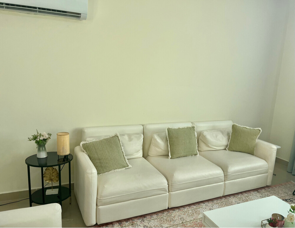 IKEA Lather sofa Lshape - 1