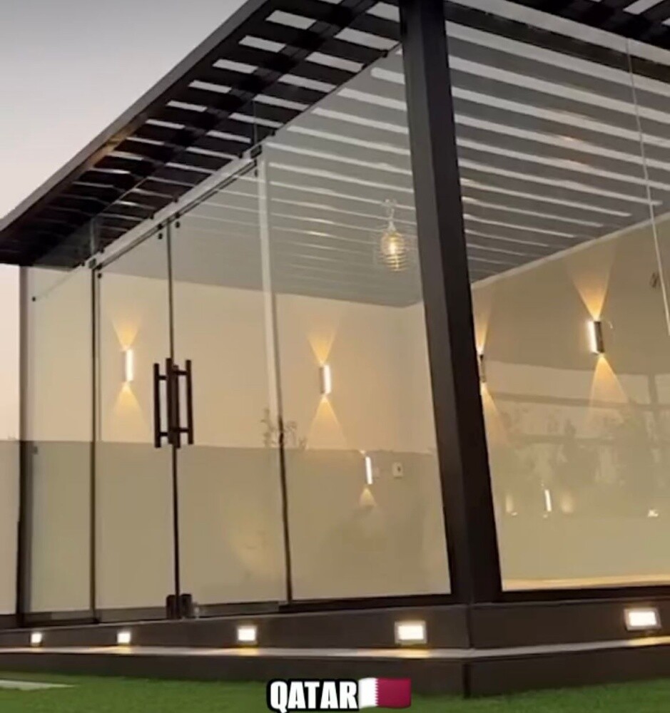 glass aluminium partition shower - 4