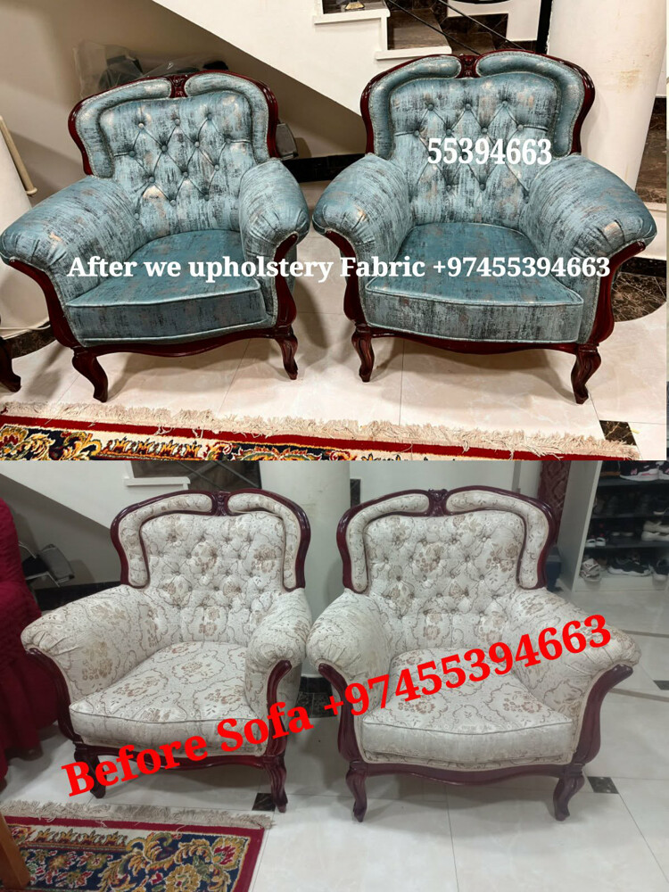 Sofa curtains making and repair  - 18