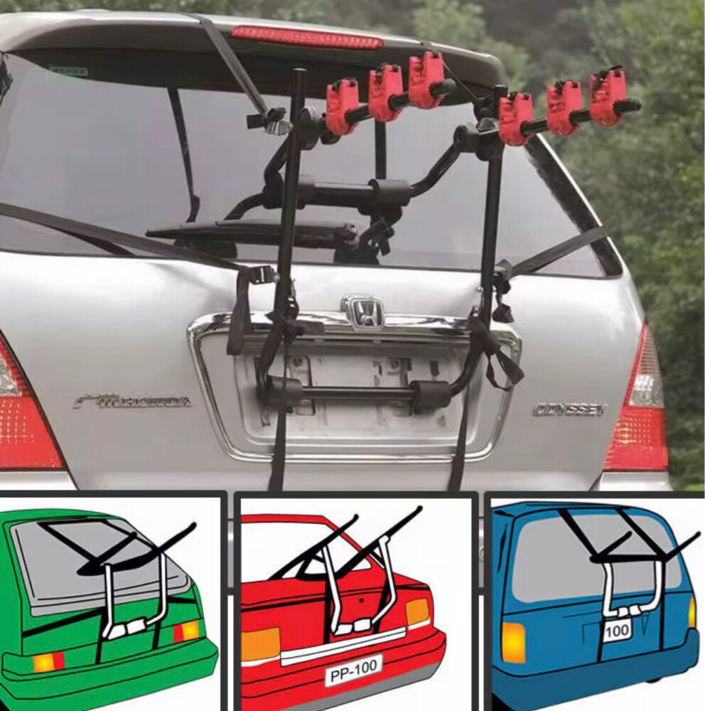 bicycle carrier rack trunk mount  - 2