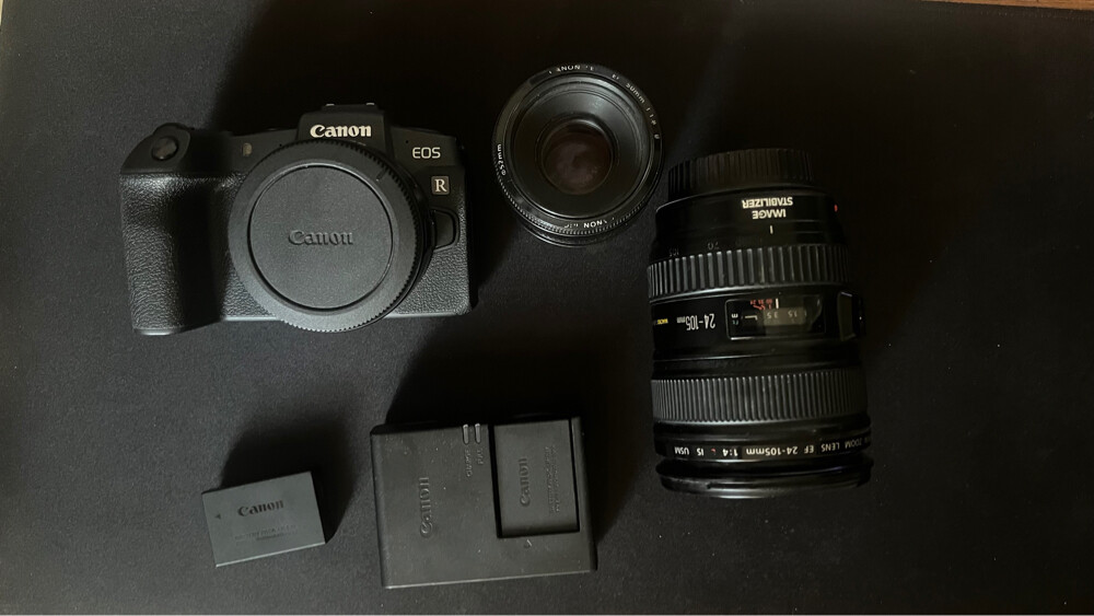 Canon RP + 50mm f1.8 +24-105mm f4 - 1