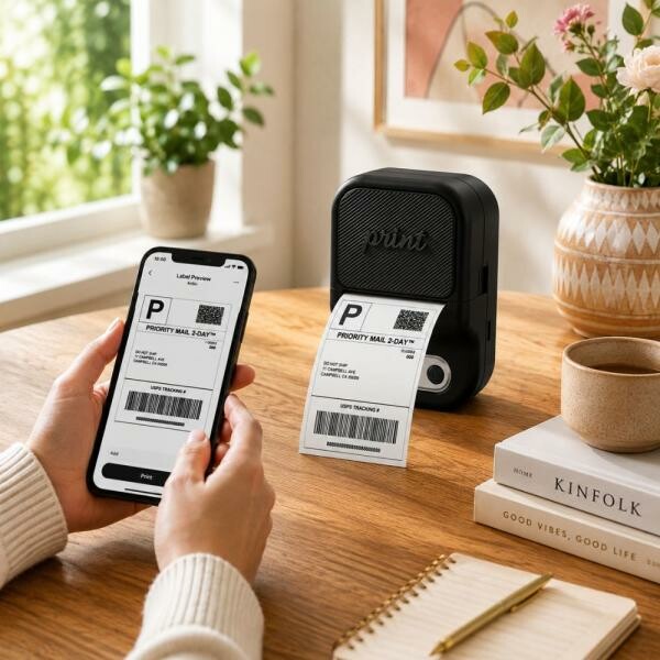 JBQ PINNACLE Mini Label Printer - 4