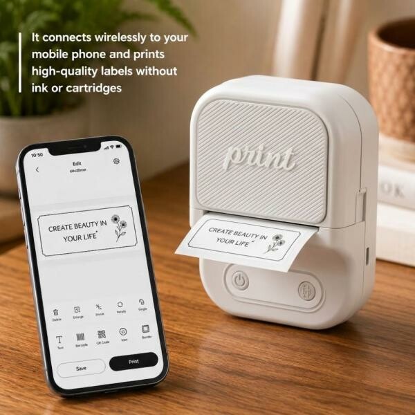 JBQ PINNACLE Mini Label Printer - 7