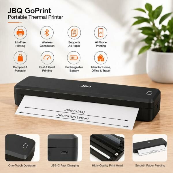 JBQ GoPrint Thermal Printer - 4