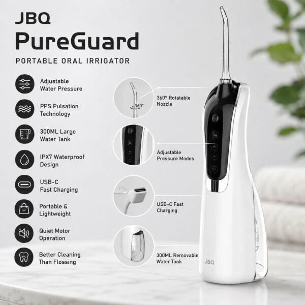 JBQ PureGuard Oral Irrigator - 3