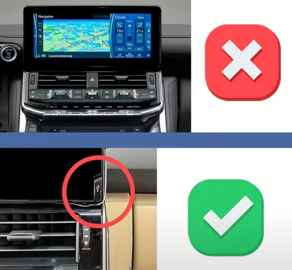 land cruiser 300 phone holder - 3