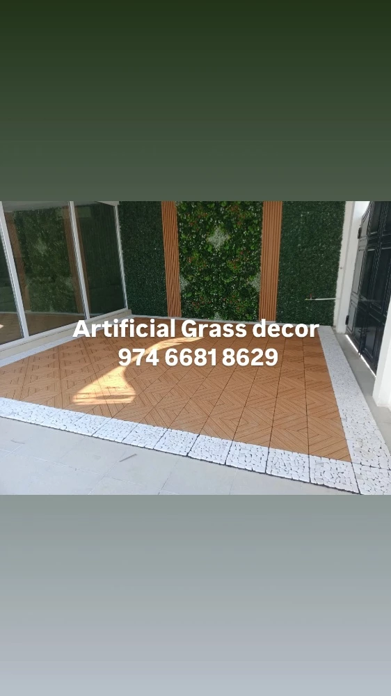 Artificial grass Carpet decor work - 13