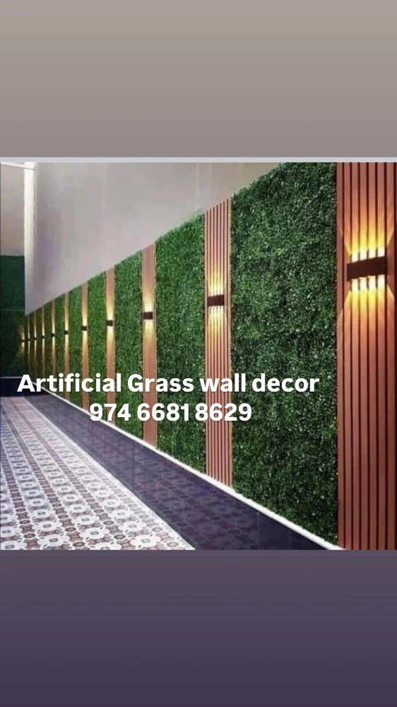 Artificial grass Carpet decor work - 11