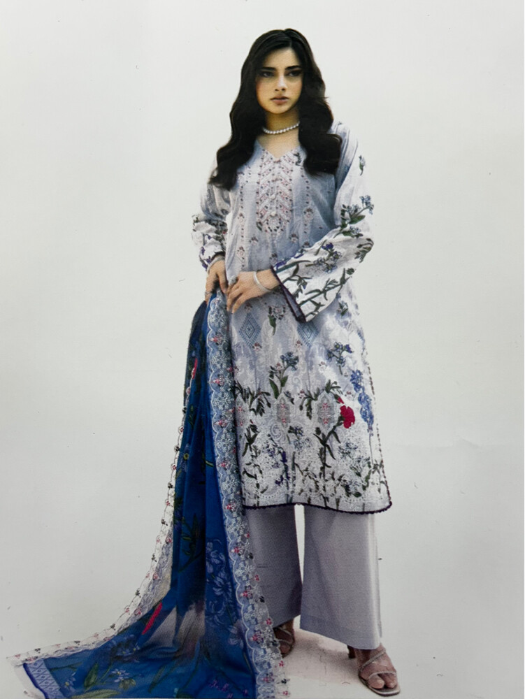 *Chicken Karri Lawn Handmade Work*  - 1