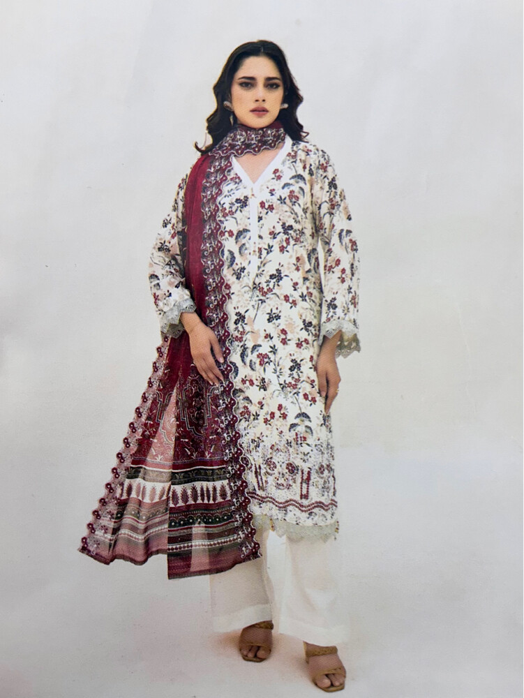 *Chicken Karri Lawn Handmade Work*  - 4