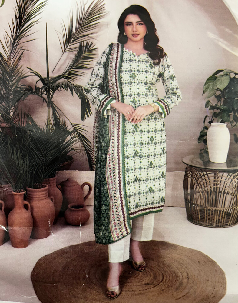 *Chicken Karri Lawn Handmade Work*  - 13
