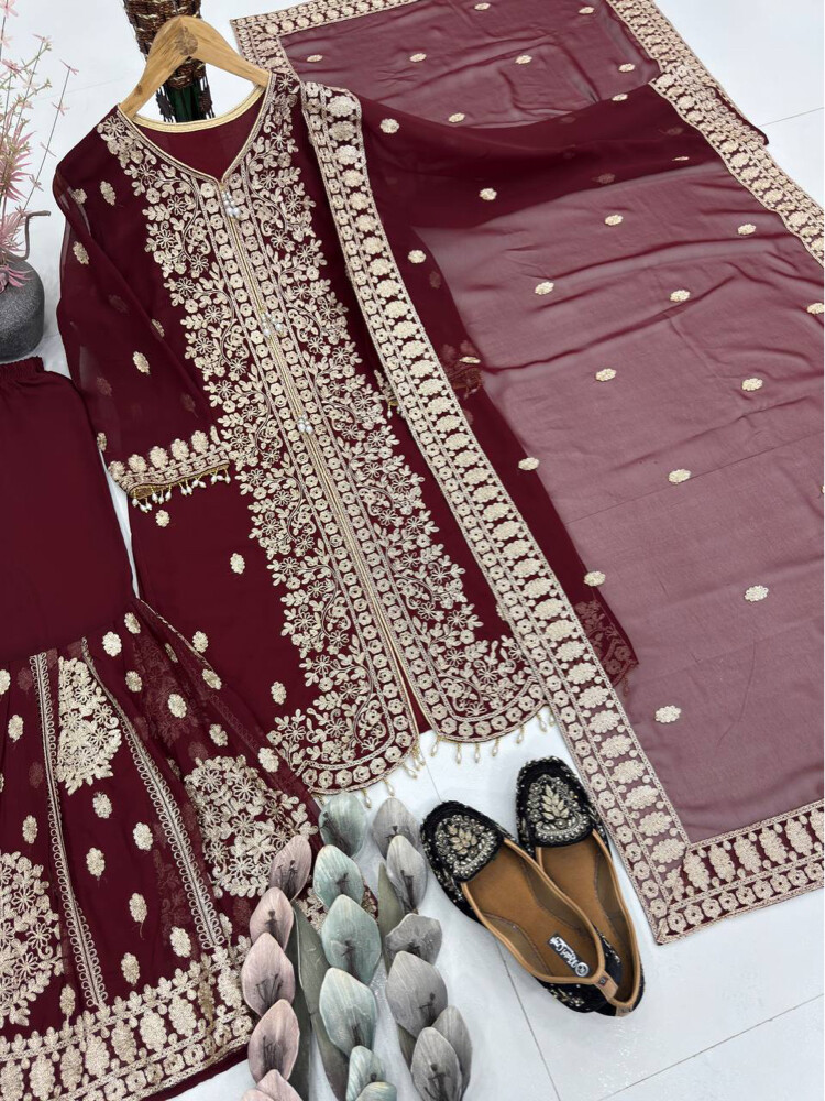 NEW DESIGNER SHARARA SUIT - 2