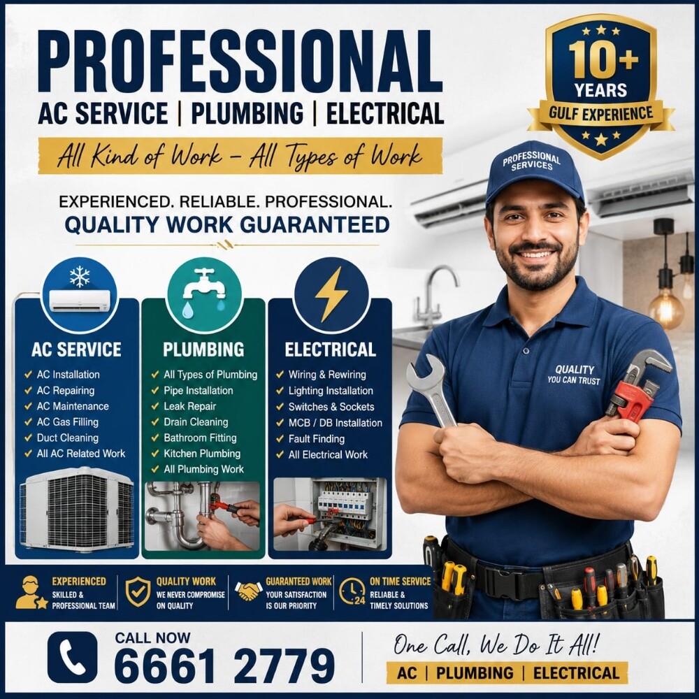 Ac repairing plumber electrical - 1