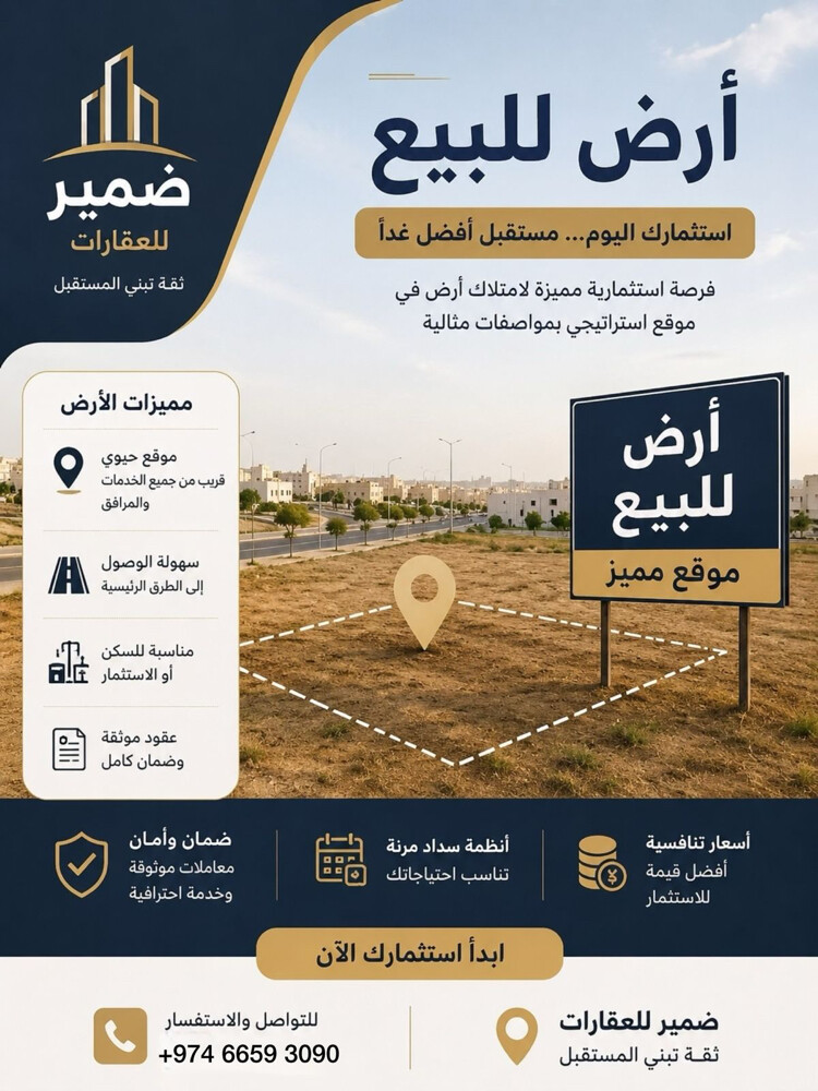 أراضي مميزة للبيع - 1