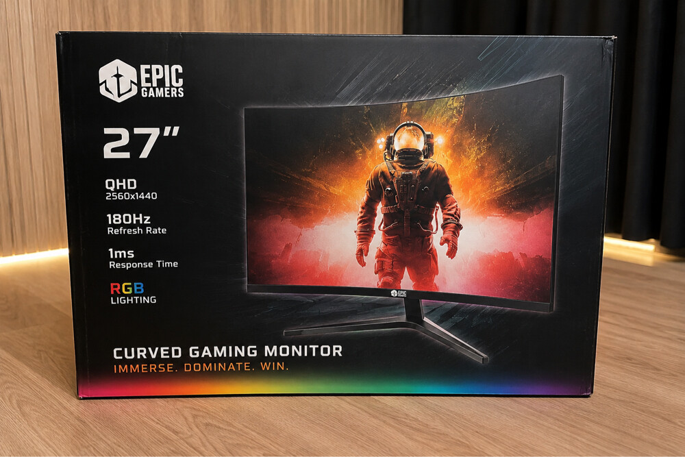 Epic Gamers 27” QHD 180Hz Curved  - 1