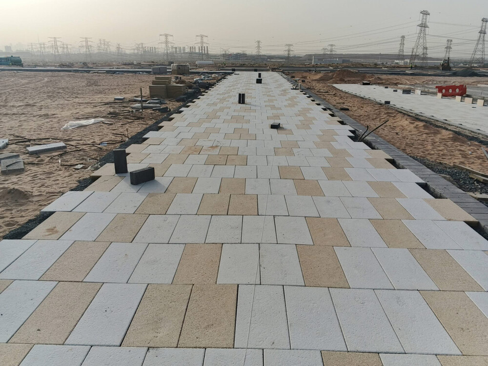 تنفيذ اعمال بلاط الحوش والانترلوك - 3