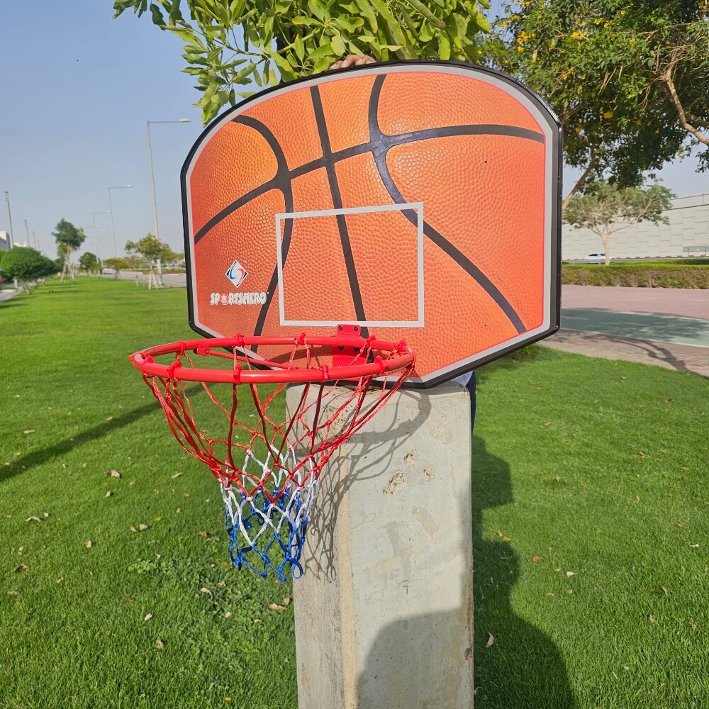 Hanging basketball backboard - 4
