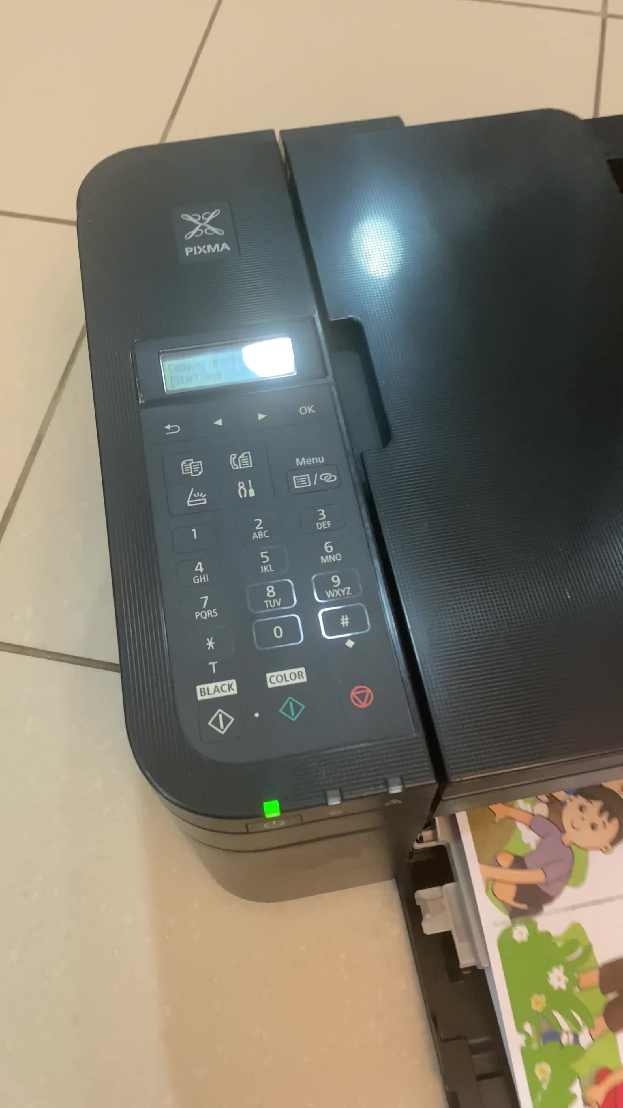 Hp printer wifi/network full ink - 1