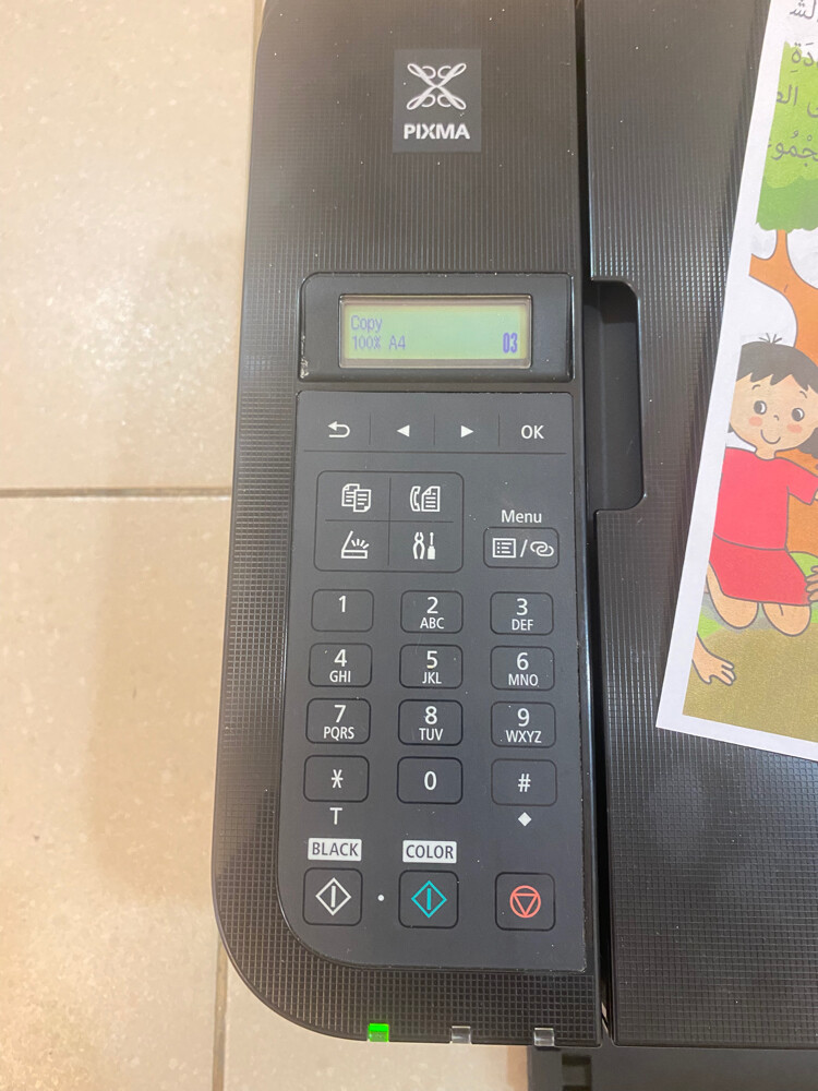 Hp printer wifi/network full ink - 4