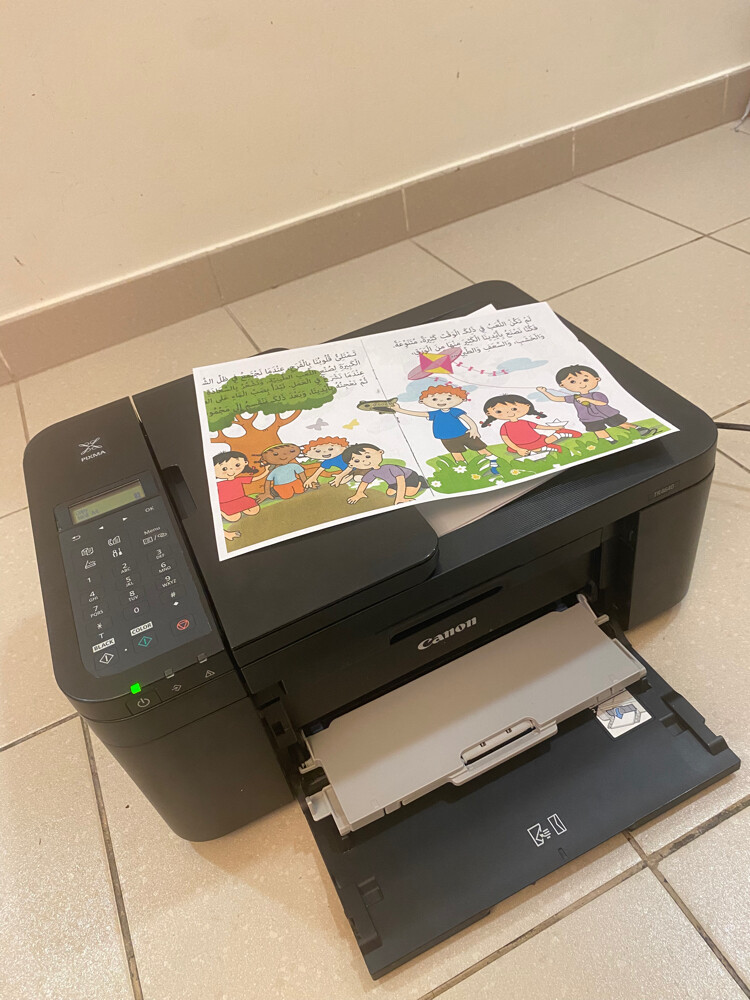 Hp printer wifi/network full ink - 2