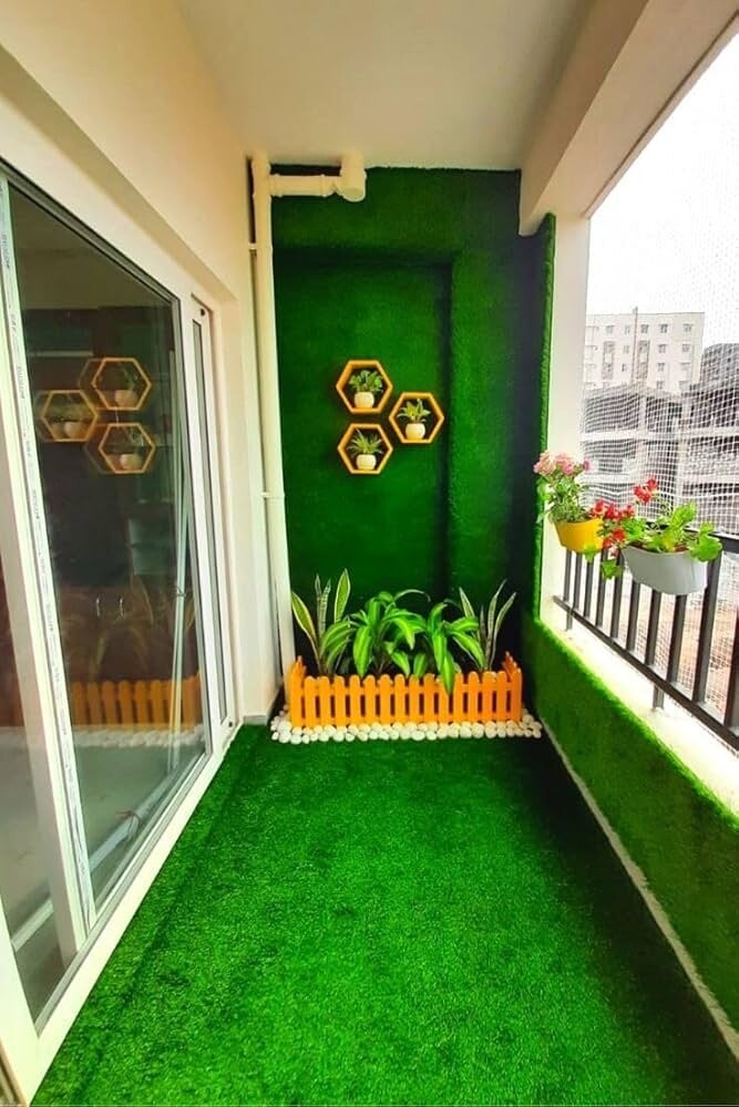 Artificial Grass Carpet decor work. - 2