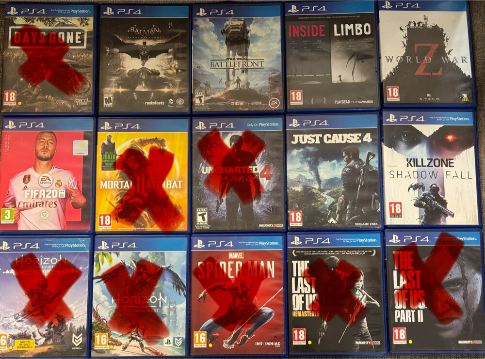 PS4 CDS - 1 CD for 45 QAR. - 1
