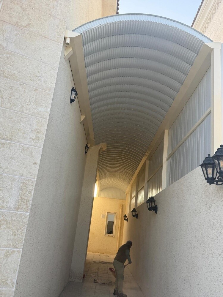 Car parking shade installation - 4