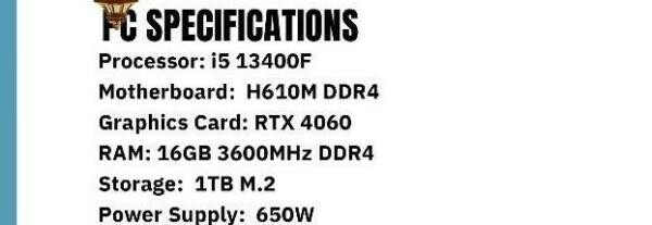 4060 RTX PC - 1