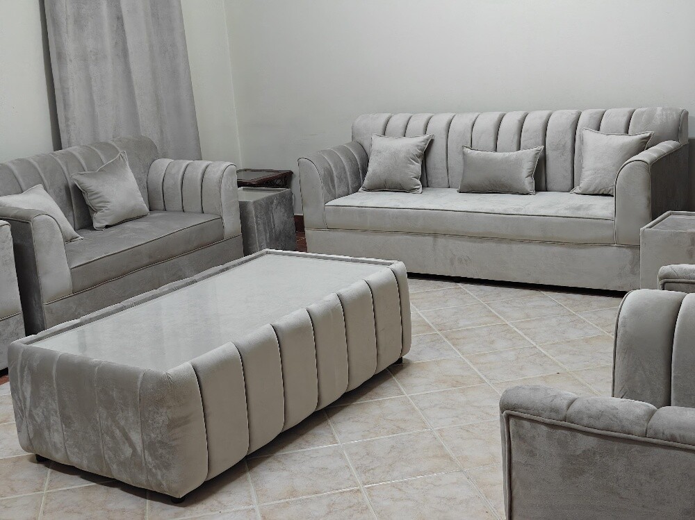 طقم كنب جديد جاهز للبيع - 2