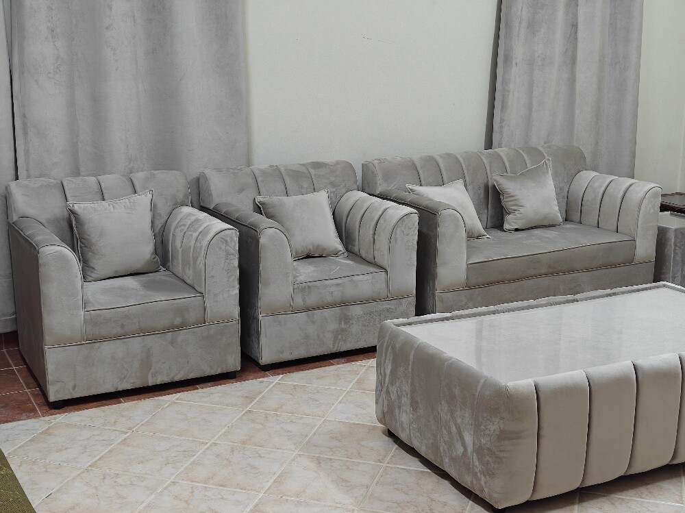 طقم كنب جديد جاهز للبيع - 5