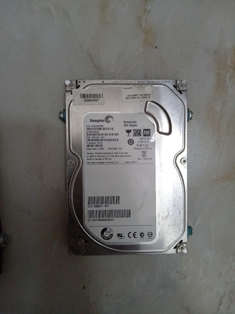 Seagate Barracuda 500GB HDD - 1