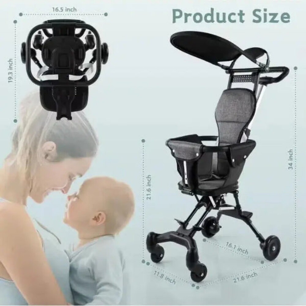 foldable baby stroller - 1