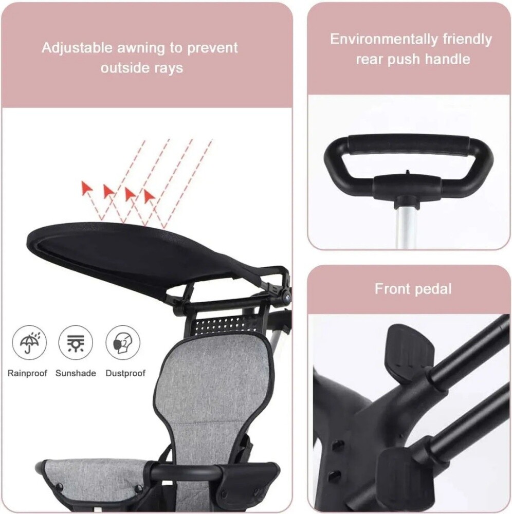 foldable baby stroller - 7