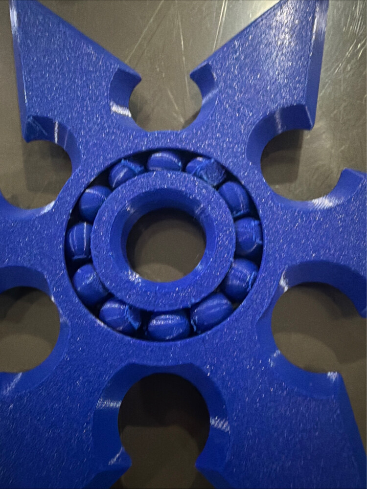 ninja fidget spinner 3-D printed - 5