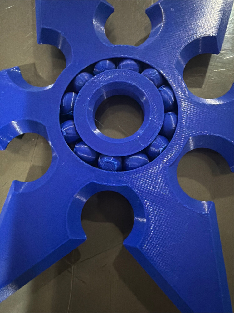 ninja fidget spinner 3-D printed - 3