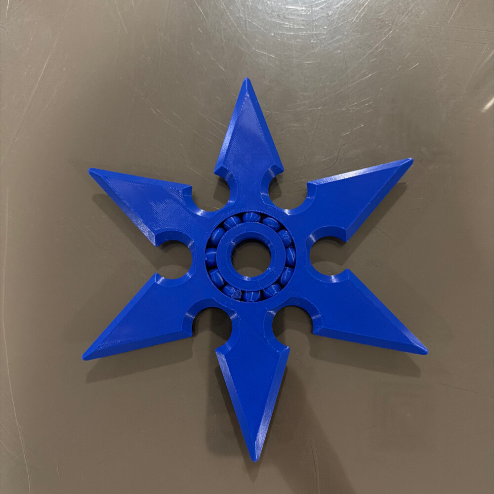 ninja fidget spinner 3-D printed - 12