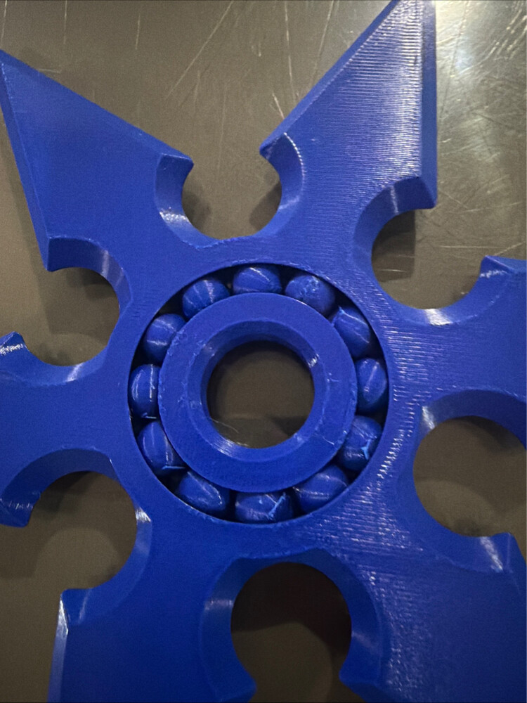 ninja fidget spinner 3-D printed - 2