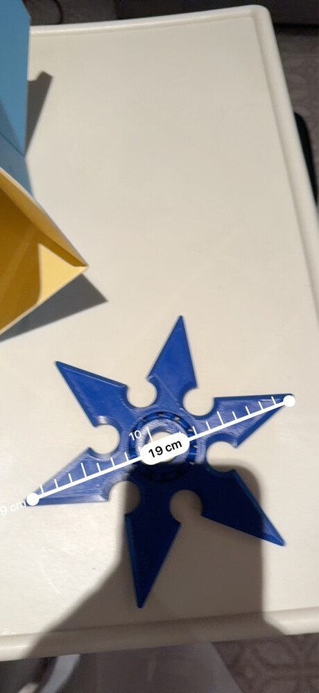 ninja fidget spinner 3-D printed - 11