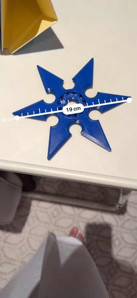ninja fidget spinner 3-D printed - 10