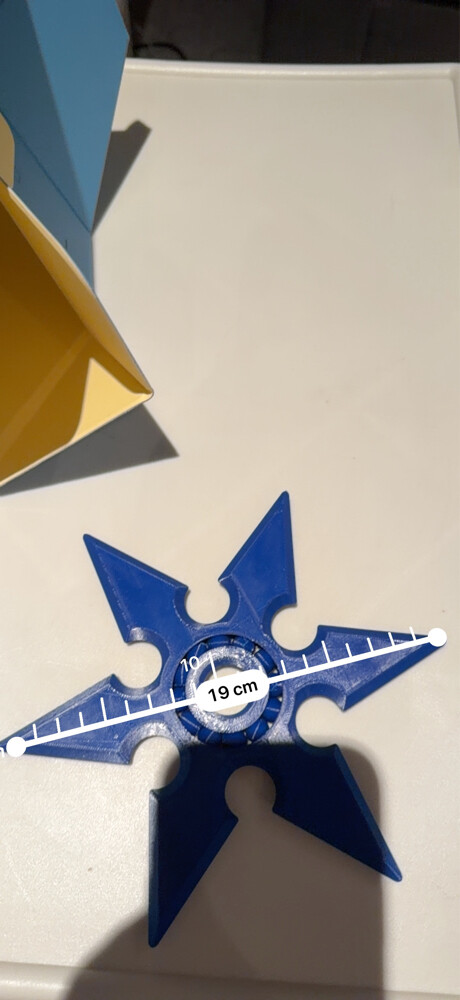 ninja fidget spinner 3-D printed - 8