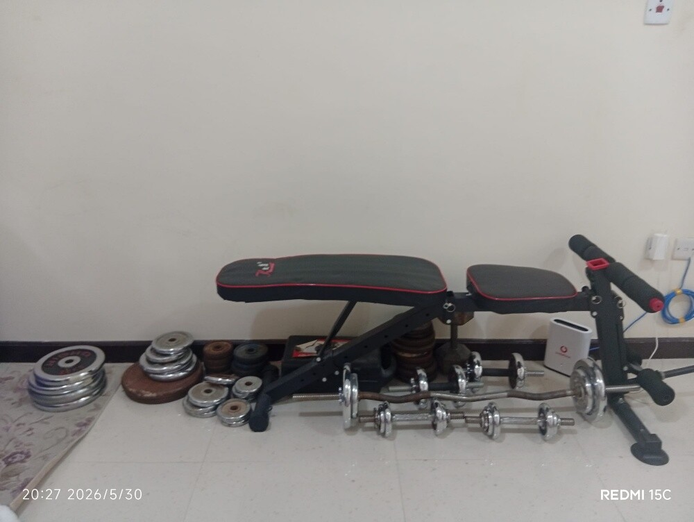 اوزان بار دامبلز بنش - 1