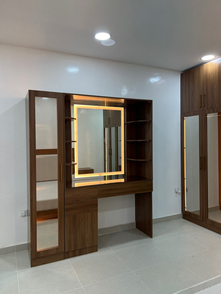 Cabinet, dressing table, bed - 3