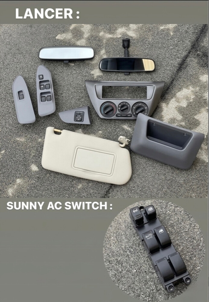 LANCER & SUNNY INTERIOR PARTS  - 1
