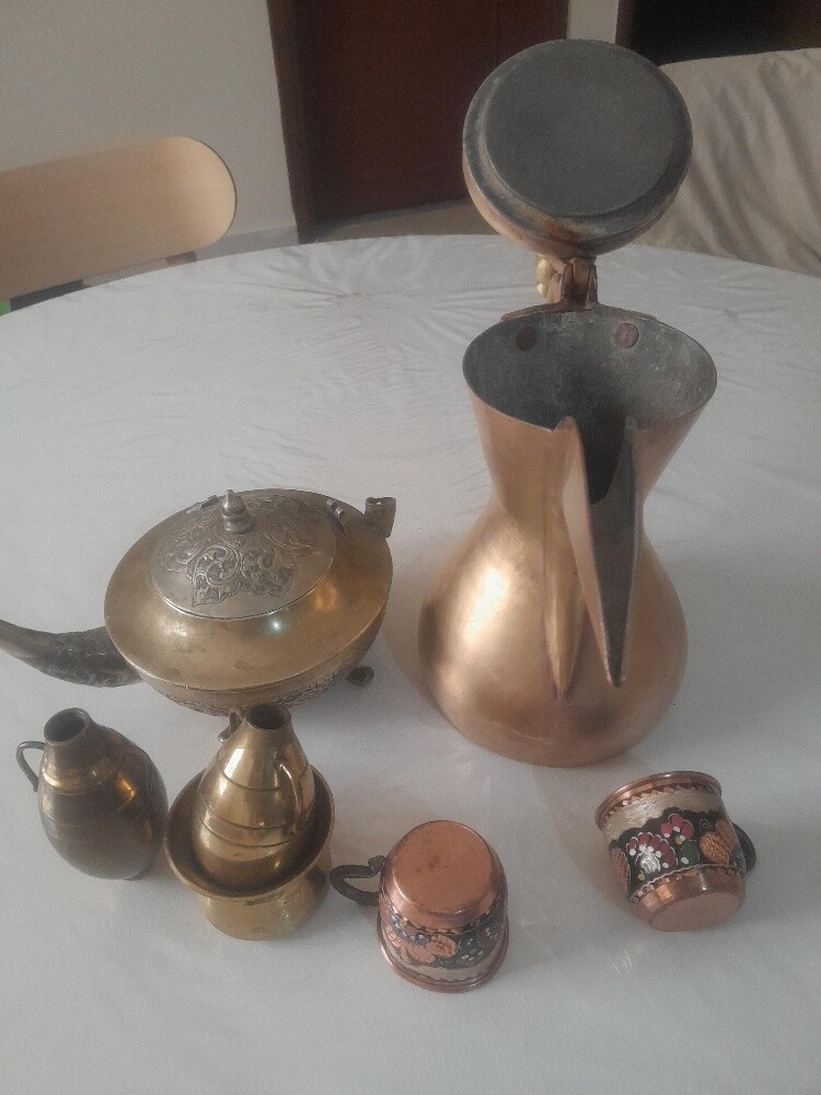 دلة   فنجان  غلاية ساعة علبة محار - 10