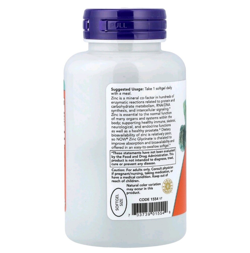 Now Foods - Zinc Glycinate 30 mg - 4