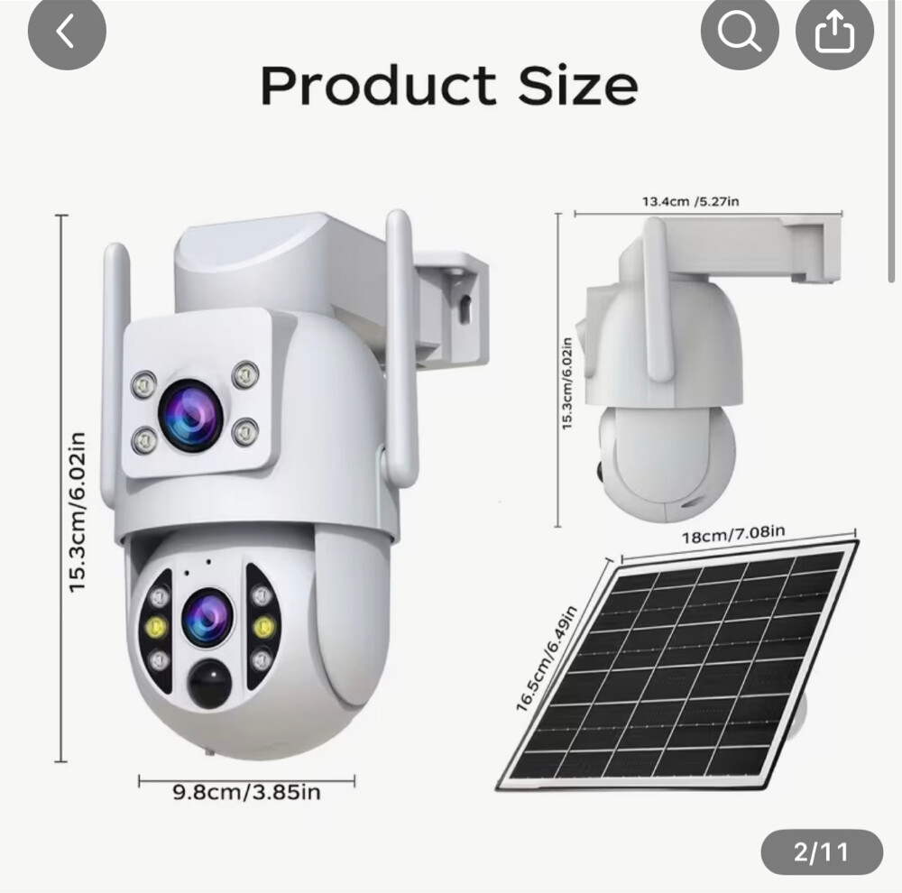 Solar security camera  - 2