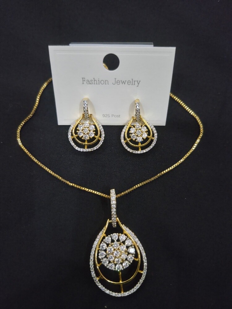pendant set and earrings - 3