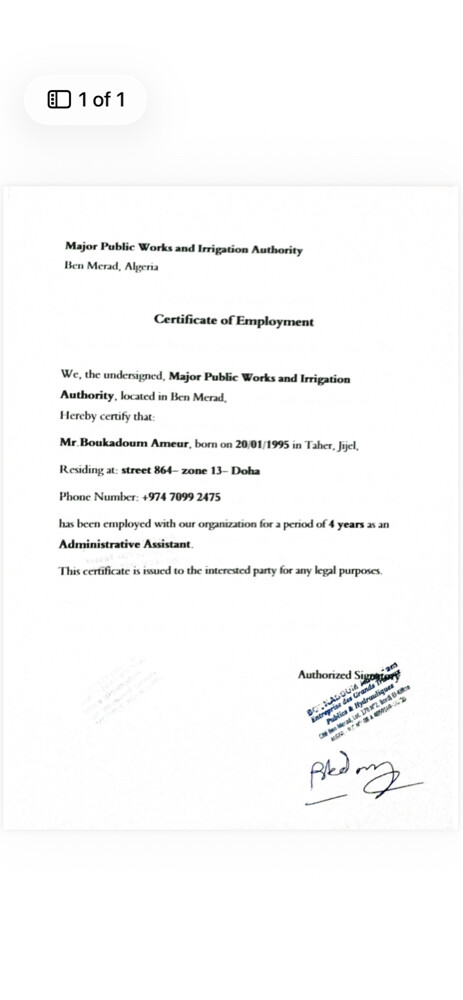 receptionist/ Administrative - 6