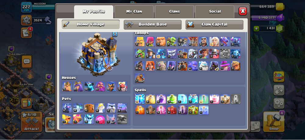 clash of clan  - 4