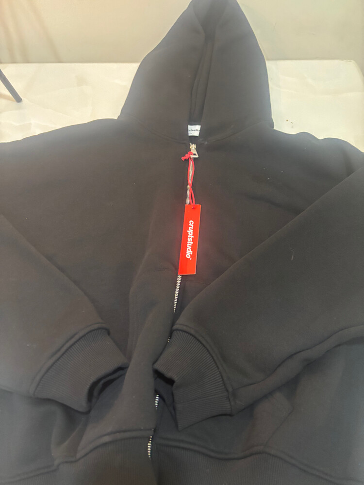 Corrupt Studio Black Zip-Up Hoodie - 2